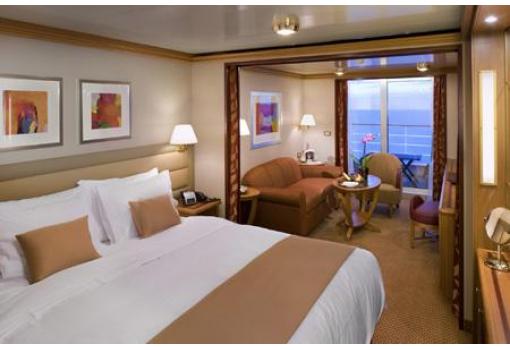 Una de las confortables Suites Veranda con Balcón Privado